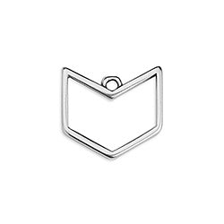 Breloque/Pendentif en Métal Flèche 16x15 mm Argent Vieilli x 2