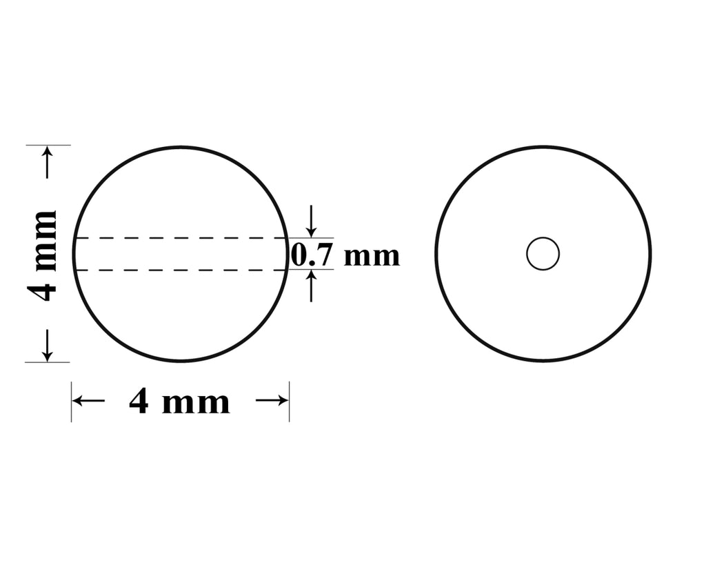 Preciosa Nacre Pearl 4 mm - Ceramic Grey x 30