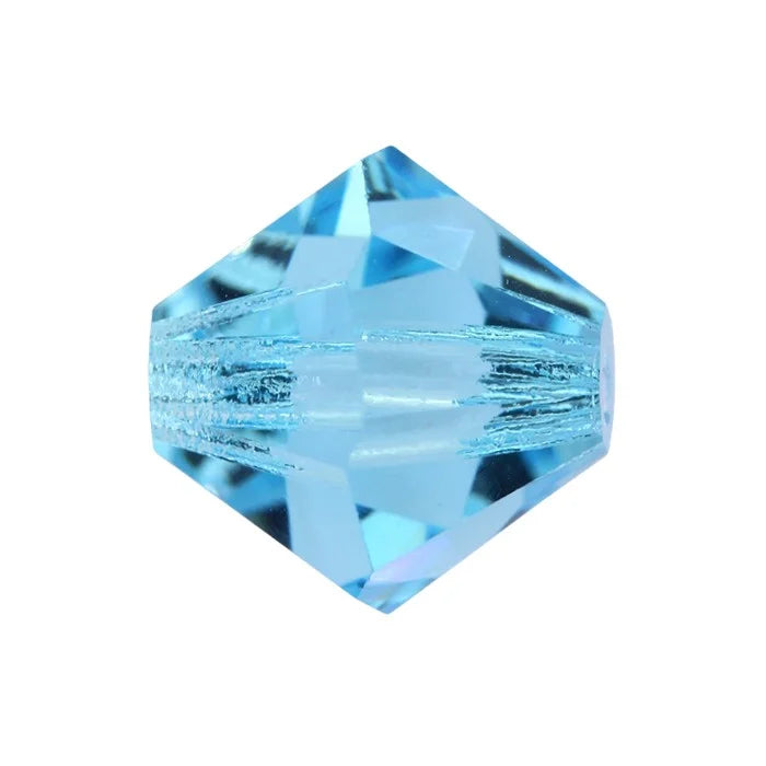 Toupies Preciosa MC Bead Rondell 4 mm - Aquamarine x 30