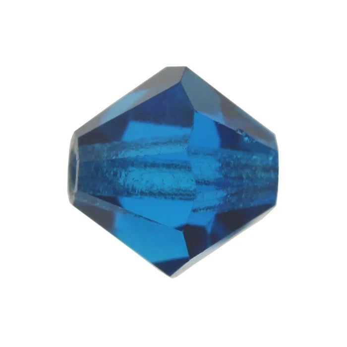 Toupies Preciosa MC Bead Rondell 4 mm - Capri Blue x 30