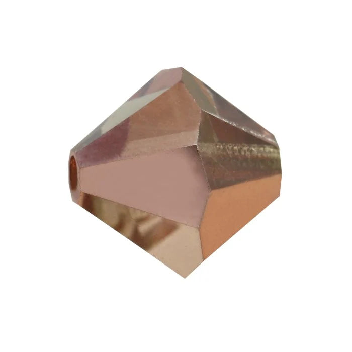 Toupies Preciosa MC Bead Rondell 4 mm - Crystal Capri Gold x 30