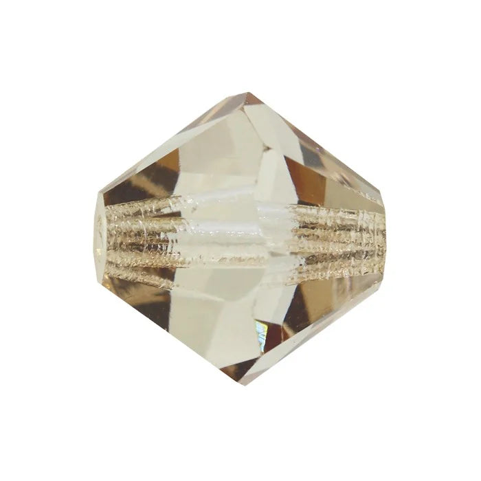 Toupies Preciosa MC Bead Rondell 4 mm - Crystal Honey x 30