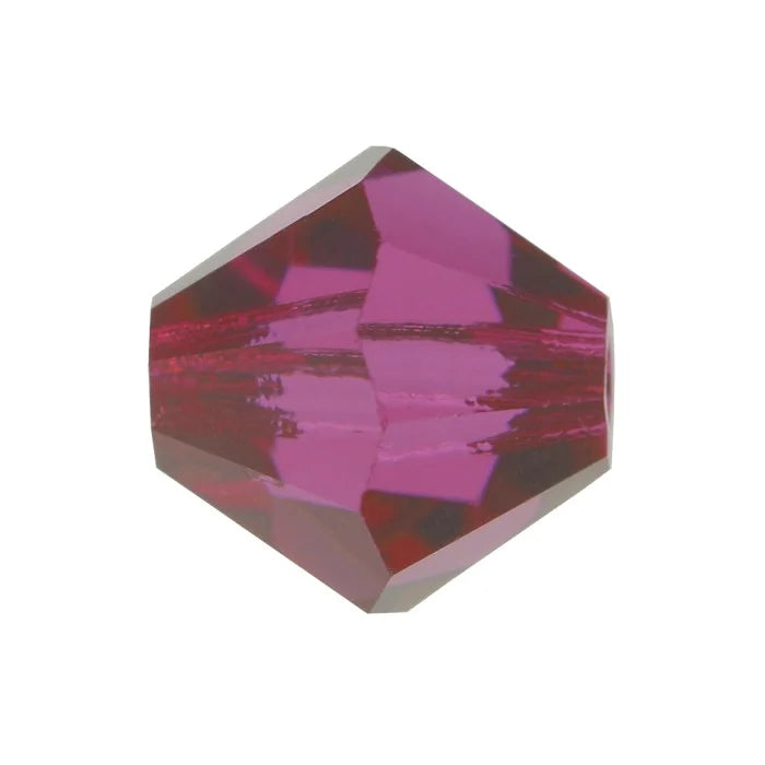 Toupies Preciosa MC Bead Rondell 4 mm - Fuschia x 30