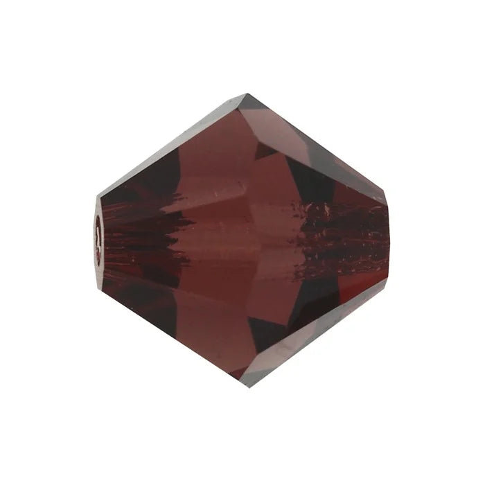 Toupies Preciosa MC Bead Rondell 4 mm - Light Burgundy x 30