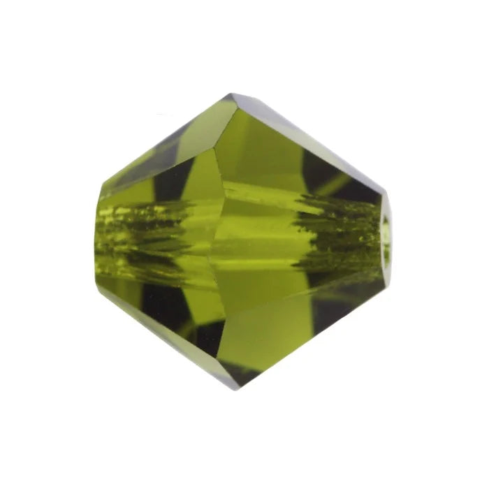 Toupies Preciosa MC Bead Rondell 4 mm - Olivine x 30