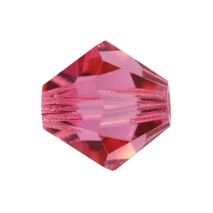 Toupies Preciosa MC Bead Rondell 4 mm - Rose x 30