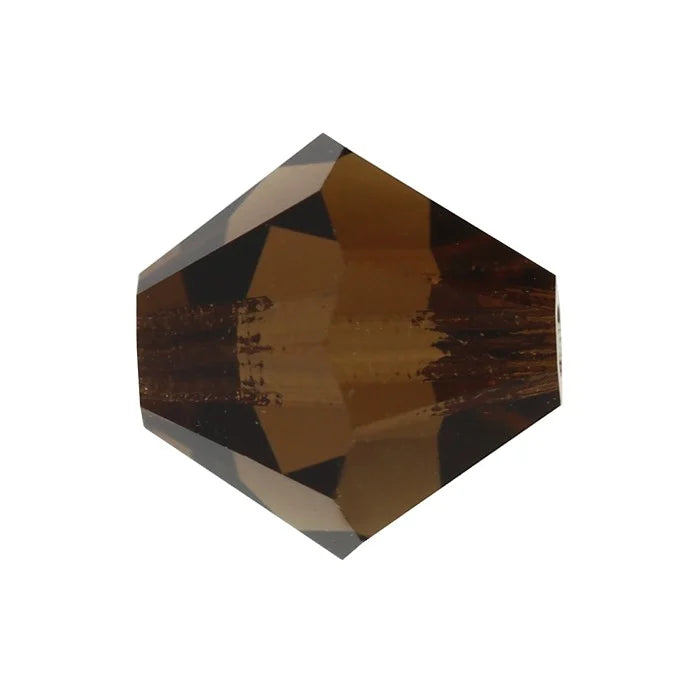 Toupies Preciosa MC Bead Rondell 4 mm - Smoke Topaz x 30