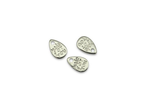 Breloque/Pendentif Goutte "Made For You" 12x8 mm Argent x 5