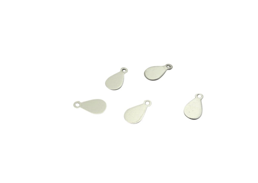 Pendentif Goutte 7x4 mm Argent x 5