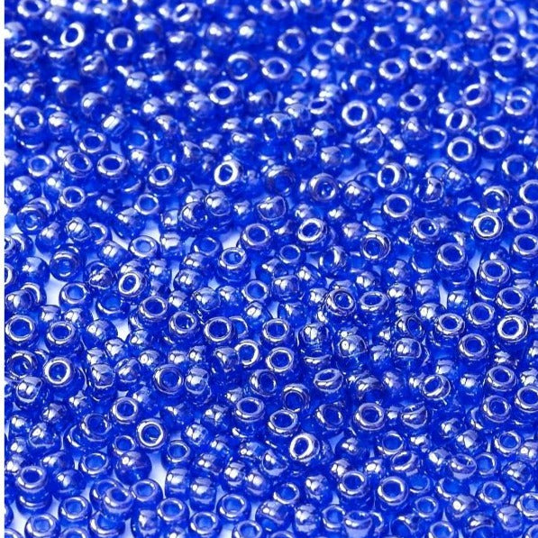 Rocailles Miyuki 11/0 RR 11-0176 Transparent Cobalt Luster x 8 g