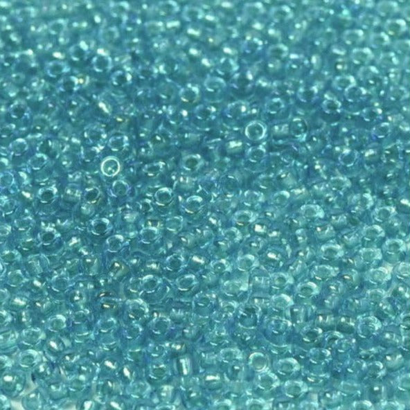 Rocailles Miyuki 11/0 RR 11-1822 Fancy Lined Aqua x 8 g