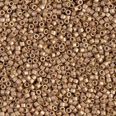 Miyuki Delica 11/0 DB-1834F Duracoat Galvanized Mat Champagne x 5 g