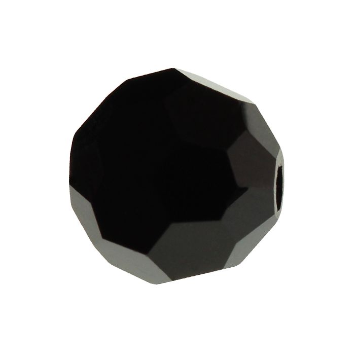 Rondes Preciosa MC Round Bead 4 mm - Jet x 20