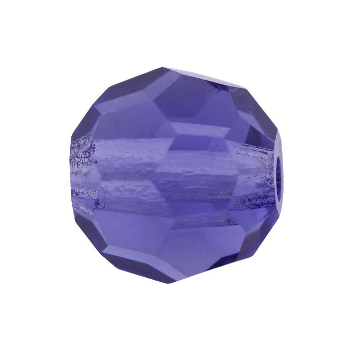 Rondes Preciosa MC Round Bead 4 mm - Tanzanite x 20