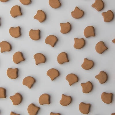 Ginkgo Bead 7.5 x 7.5 mm Bondeli Cocoa x 10 g