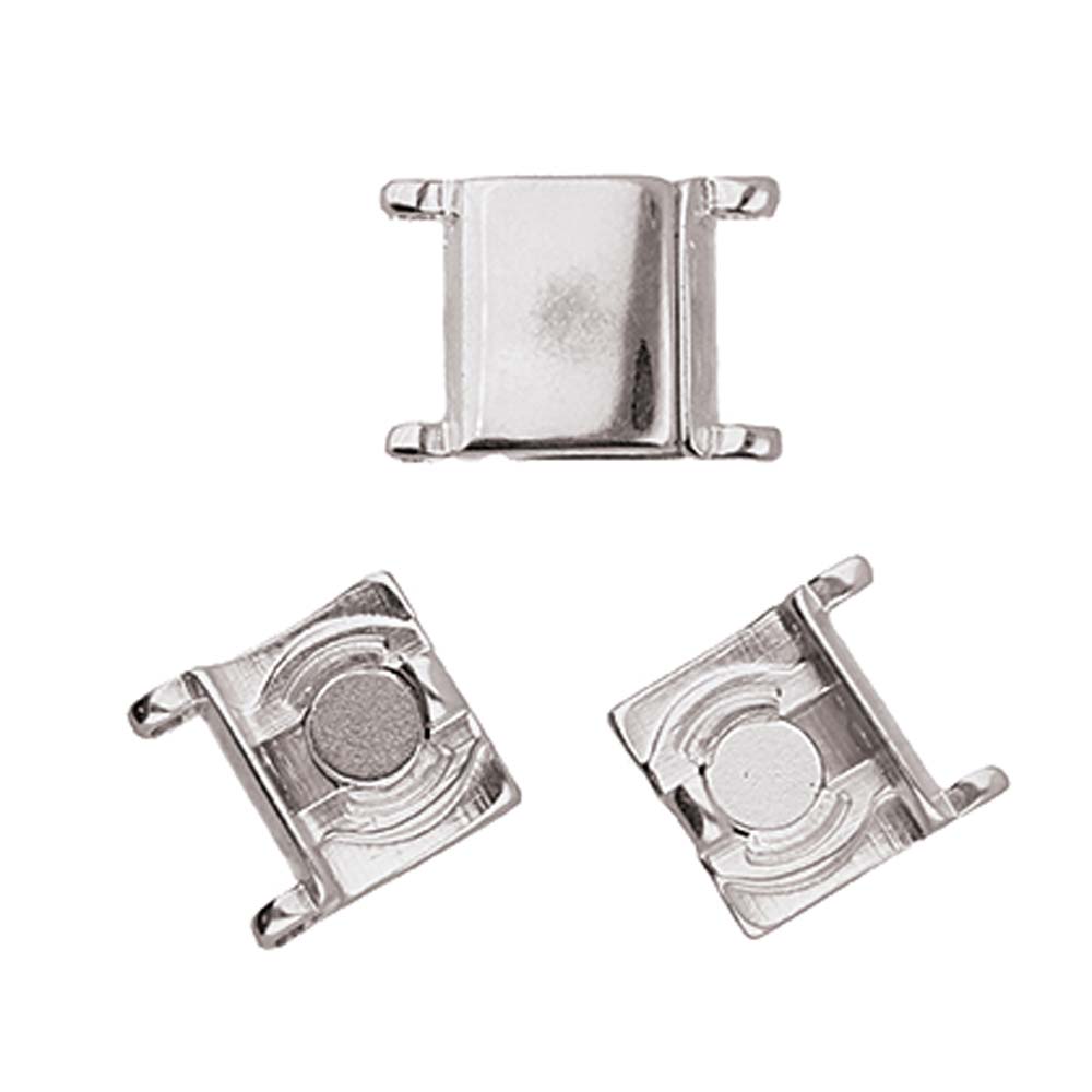 Cymbal - Fermoir Magnétique pour Perles Miyuki Delica 11/0 Axos II Argenté x 1