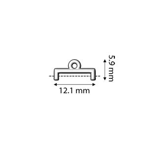 Cymbal - Embout de Tissage pour Perles Miyuki Delica 11/0 Topolia II Doré x 1
