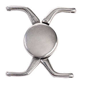 Cymbal - Fermoir Magnétique pour Perles Miyuki Delica 11/0 Kissamos Argenté x 1