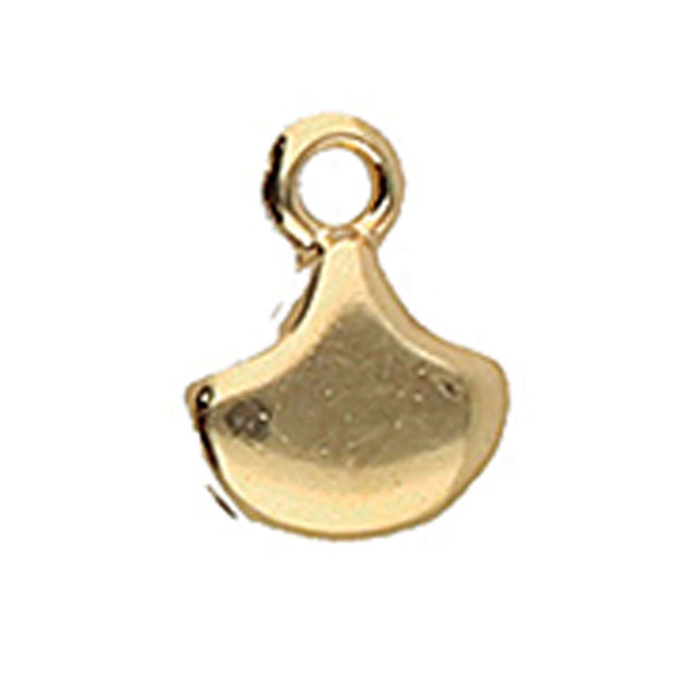 Cymbal - Embout de Tissage pour Perles Ginkgo Karavos Doré x 1