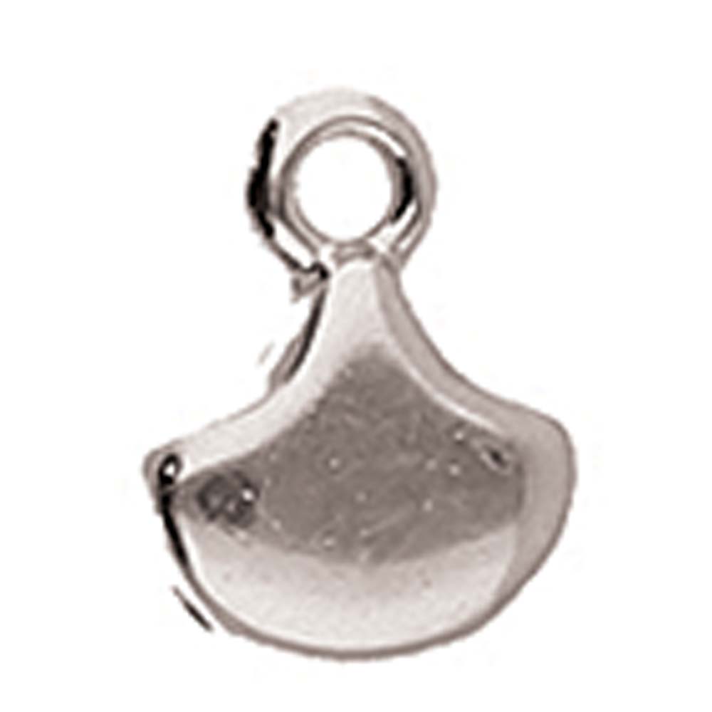 Cymbal - Embout de Tissage pour Perles Ginkgo Karavos Argenté x 1