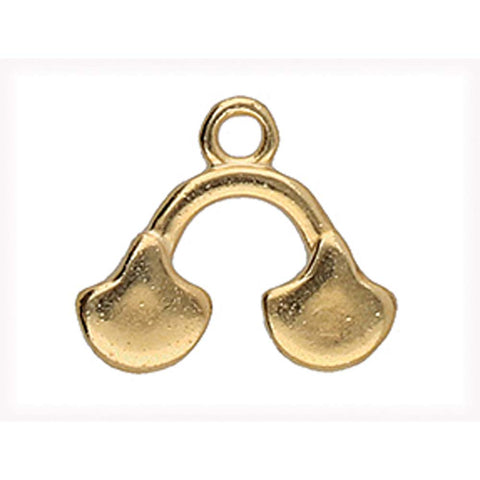 Cymbal - Embout de Tissage pour Perles Ginkgo Karavos II Doré x 1