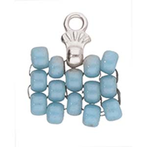 Cymbal - Embout de Tissage pour Perles Rocailles Miyuki 8/0 Pilos Argenté x 1