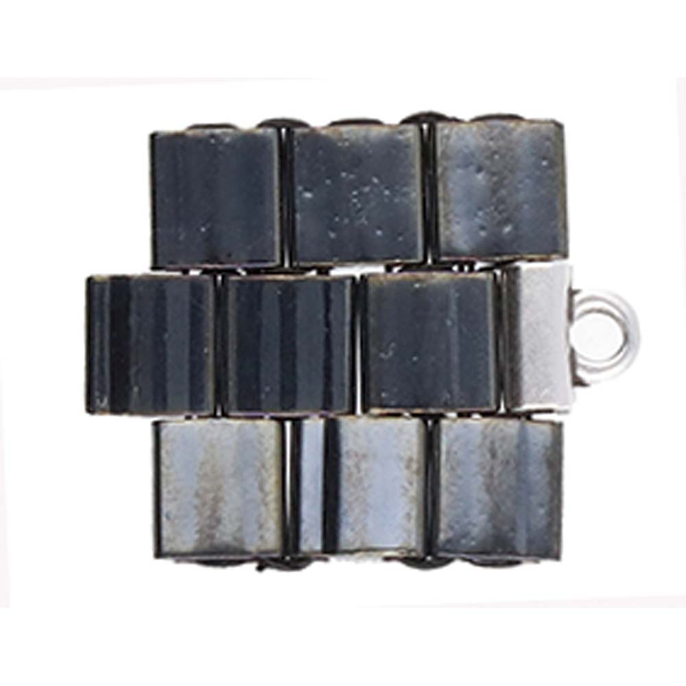 Cymbal - Embout de Tissage pour Perles Tila - Soros Argenté x 1