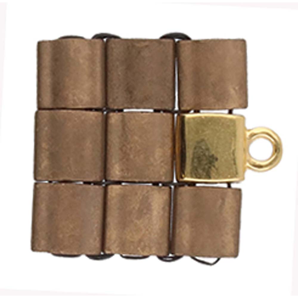 Cymbal - Embout de Tissage pour Perles Tila - Piperi Doré x 1