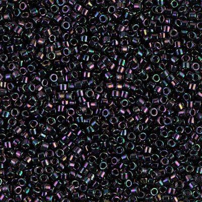 Miyuki Delica 11/0 DB-0004 Metallic Dark Plum Iris x 8 g