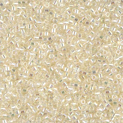 Miyuki Delica 11/0 DB-0109 Crystal Ivory Gold Luster x 8 g