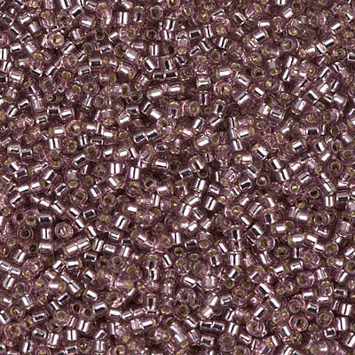 Miyuki Delica 11/0 DB-0146 Silverlined Smoky Amethyst x 8 g
