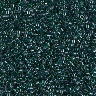 Miyuki Delica 11/0 DB-0275 Lined Emerald Luster x 8 g