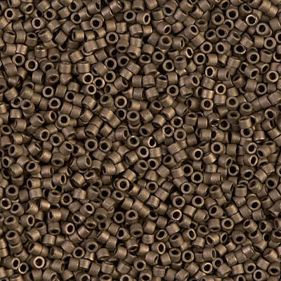 Miyuki Delica 11/0 DB-0322 Mat Metallic Dark Bronze x 5 g