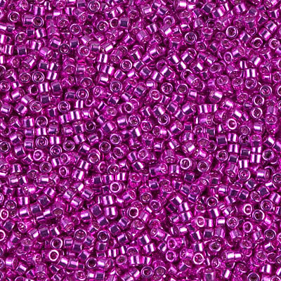 Miyuki Delica 11/0 DB-0422 Galvanized Fuschia x 5 g