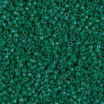 Miyuki Delica 11/0 DB-0656 Dyed Opaque Green x 8 g