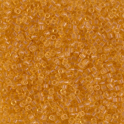 Miyuki Delica 11/0 DB-0702 Transparent Light Topaz x 8 g