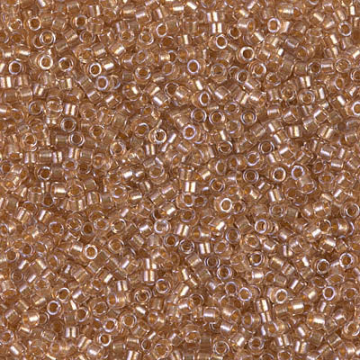 Miyuki Delica 11/0 DB-0901 Sparkling Honey Beige Lined Crystal x 8 g