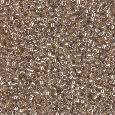 Miyuki Delica 11/0 DB-0907 Sparkling Beige Lined Crystal x 8 g