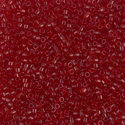 Miyuki Delica 11/0 DB-1102 Transparent Dark Cranberry x 8 g