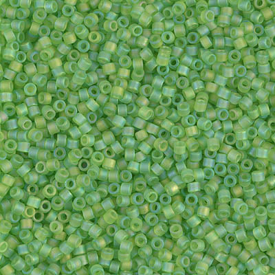 Miyuki Delica 11/0 DB-1281 Mat Transparent Lime AB x 8 g