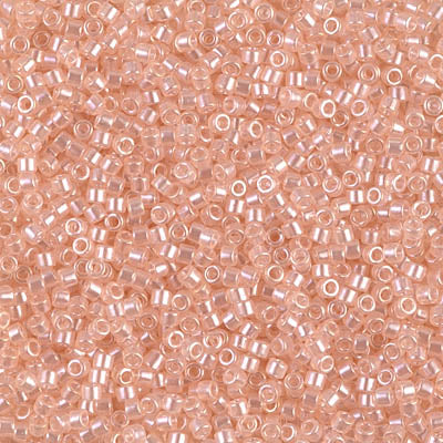 Miyuki Delica 11/0 DB-1479 Transparent Pale Peach Luster x 8 g