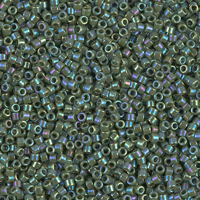 Miyuki Delica 11/0 DB-1575 Opaque Avocado AB x 8 g