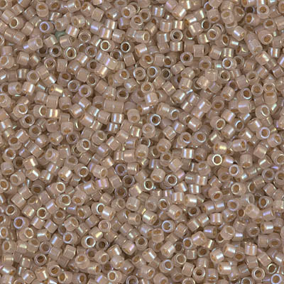 Miyuki Delica 11/0 DB-1731 Beige Lined Opal AB x 8 g