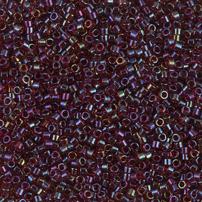 Miyuki Delica 11/0 DB-1751 Red Lined Topaz AB x 8 g