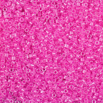 Miyuki Delica 11/0 DB-2037 Luminous Hot Magenta x 8 g