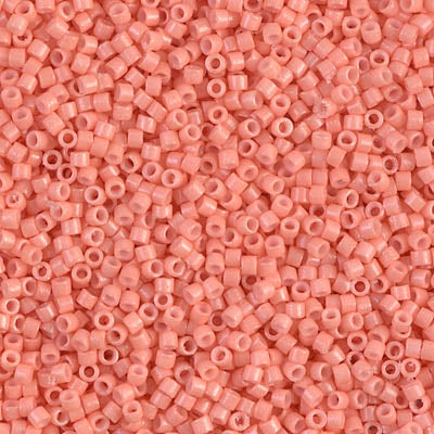 Miyuki Delica 11/0 DB-2112 Duracoat Dyed Opaque Dark Salmon x 8 g