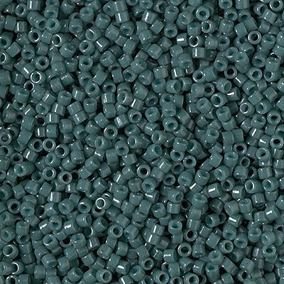 Miyuki Delica 11/0 DB-2358 Duracoat Opaque Dyed Evergreen x 8 g