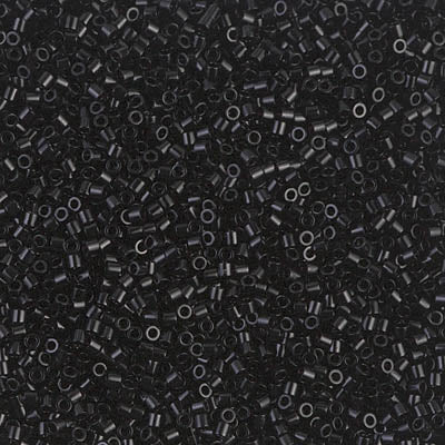 Miyuki Delica 15/0 DBS-0010 Black x 5 g