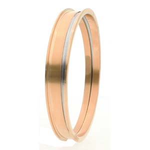 Bracelet pour tissage de perles Miyuki 5 rangs Doré Rose x 1