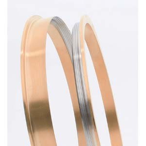 Bracelet pour tissage de perles Miyuki 5 rangs Doré Rose x 1